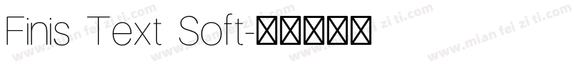 Finis Text Soft字体转换